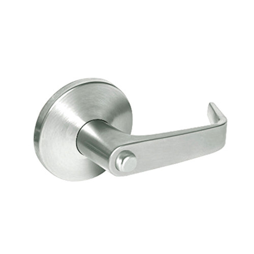 9K40L15LS3619LM Best 9K Series Privacy Heavy Duty Cylindrical Lever Locks with Contour Angle with Return Lever Design in Satin Nickel