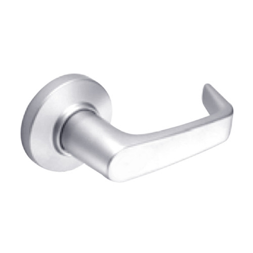 9K50L15CS3625LM Best 9K Series Privacy Heavy Duty Cylindrical Lever Locks with Contour Angle with Return Lever Design in Bright Chrome