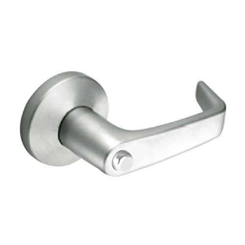 9K50L15KSTK619LM Best 9K Series Privacy Heavy Duty Cylindrical Lever Locks with Contour Angle with Return Lever Design in Satin Nickel