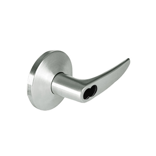 9K37H16LSTK618LM Best 9K Series Hotel Cylindrical Lever Locks with Curved without Return Lever Design Accept 7 Pin Best Core in Bright Nickel