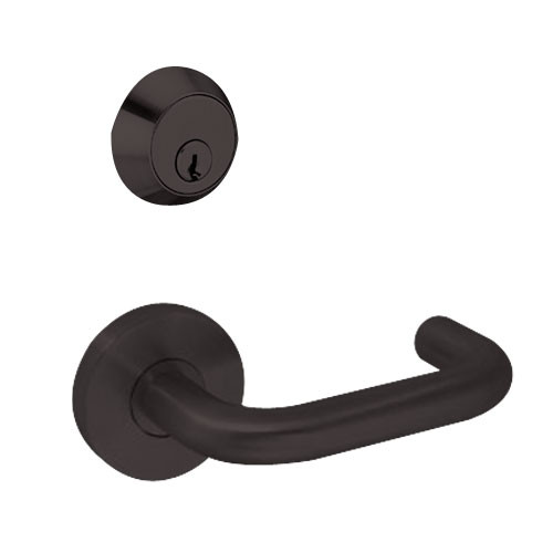 MSS-R-T-15-622 TownSteel Single Cylinder Hotel Heavy Duty Sectional Mortise Lock with Tango Lever in Oil Rubbed Bronze