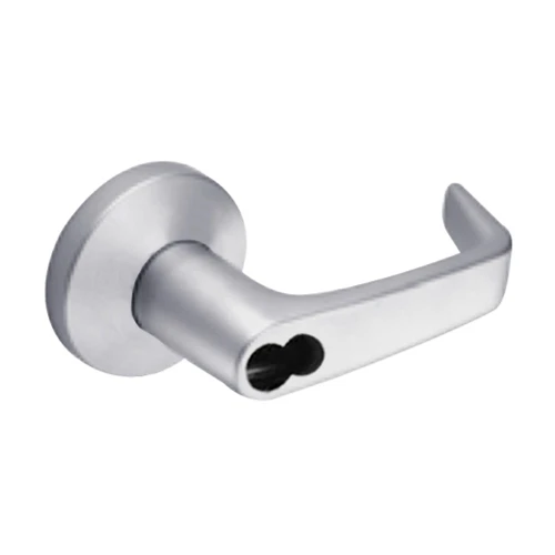 9K57G15KS3626LM Best 9K Series Storeroom Cylindrical Lever Locks with Contour Angle with Return Lever Design Accept 7 Pin Best Core in Satin Chrome
