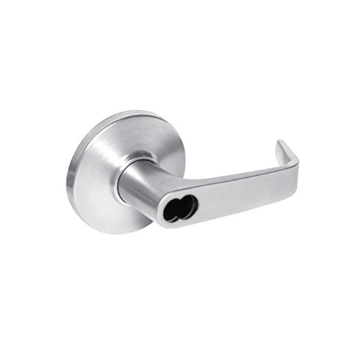 9K47A15DSTK625 Best 9K Series Dormitory or Storeroom Cylindrical Lever Locks with Contour Angle with Return Lever Design Accept 7 Pin Best Core in Bright Chrome
