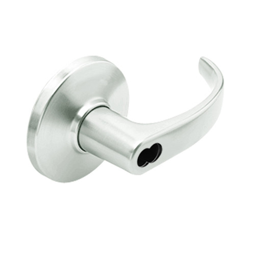 9K47A14DS3618 Best 9K Series Dormitory or Storeroom Cylindrical Lever Locks with Curved with Return Lever Design Accept 7 Pin Best Core in Bright Nickel