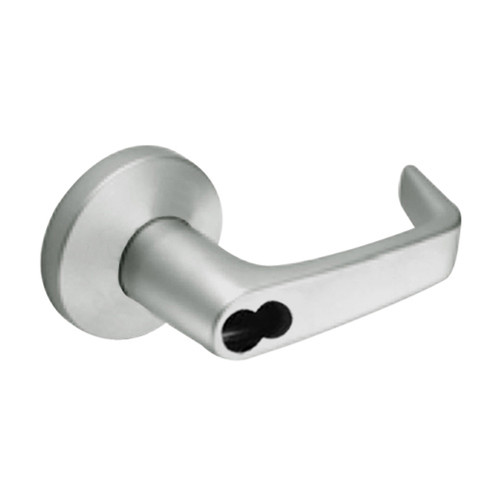 9KW47DEU15KSTK619RQE Best 9KW Series Fail Secure Electromechanical Heavy Duty Cylindrical Lock with Contour w/ Angle Return Style in Satin Nickel