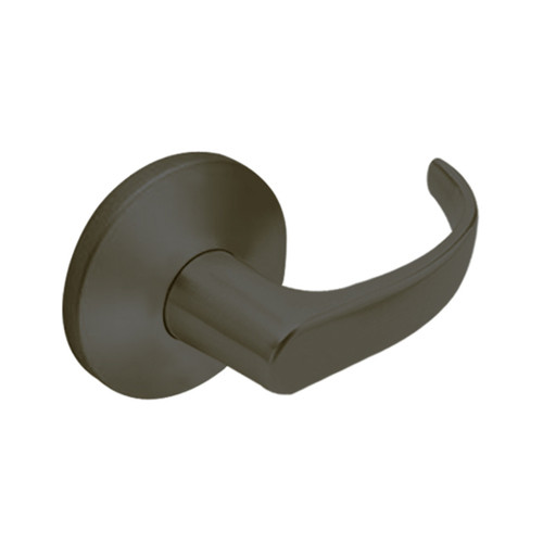9KW47DEL14LS3613LM Best 9KW Series Fail Safe Electromechanical Heavy Duty Cylindrical Lock with Curved w/ Return Style in Oil Rubbed Bronze