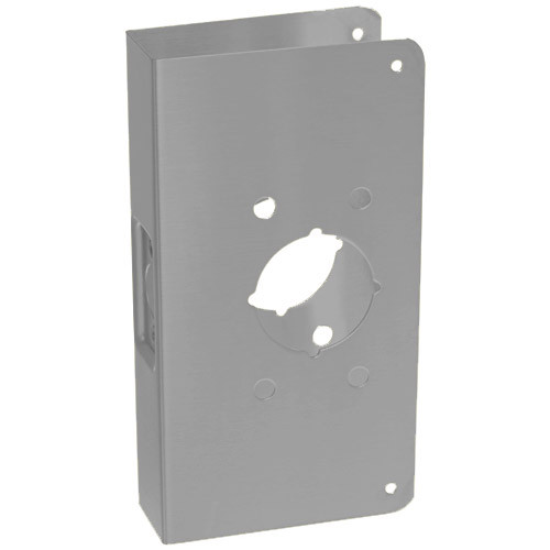 4500-S-CW Don Jo Blank Wrap-Around Plate in Stainless Steel Finish