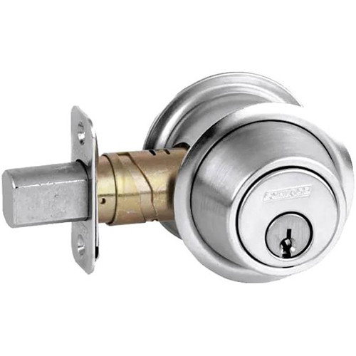 B562P-626 Schlage Grade 2 Double Cylinder Deadbolt in Satin Chrome