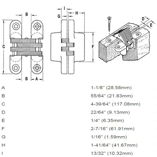 418-US4 Soss Invisible Hinge