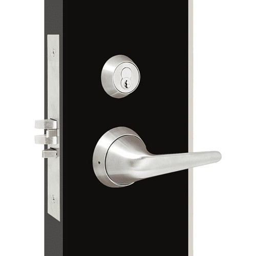 MRX-S-L-26-630-IC TownSteel Heavy Duty Anti-Ligature Institutional Privacy with thumb turn x knob Mortise Lock Single Cylinder with Sectional Trim in Satin Stainless Steel MRX-S-L-26-630-IC TownSteel Heavy Duty Anti-Ligature Institutional Privacy with thumb turn x knob Mortise Lock Single Cylinder with Sectional Trim in Satin Stainless Steel