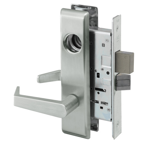 AUCN8811-2FL-618-ICLC Yale 8800FL Series Double Cylinder Mortise Classroom Deadbolt Locks with Augusta Lever Lock Prepped LFIC in Bright Nickel AUCN8811-2FL-618-ICLC Yale 8800FL Series Double Cylinder Mortise Classroom Deadbolt Locks with Augusta Lever Lock Prepped LFIC in Bright Nickel
