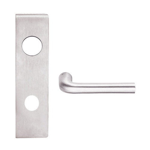 L9050B-02N-629 Schlage L Series Entrance Commercial Mortise Lock with 02 Cast Lever Design Prepped for SFIC in Bright Stainless Steel