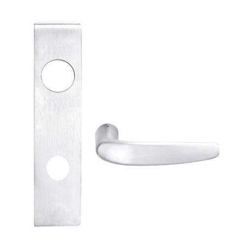 L9050B-07L-625 Schlage L Series Entrance Commercial Mortise Lock with 07 Cast Lever Design Prepped for SFIC in Bright Chrome