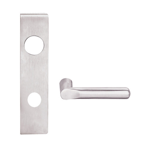 L9050J-18L-629-LX Schlage L Series Entrance Commercial - Latchbolt Monitor Mortise Lock with 18 Cast Lever Design Prepped for FSIC in Bright Stainless Steel