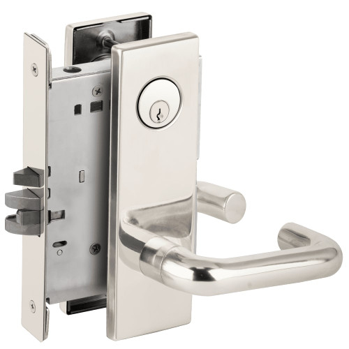 L9080P-03N-625-RX Schlage L Series Storeroom Commercial - Request to Exit Mortise Lock with 03 Cast Lever Design in Bright Chrome L9080P-03N-625-RX Schlage L Series Storeroom Commercial - Request to Exit Mortise Lock with 03 Cast Lever Design in Bright Chrome