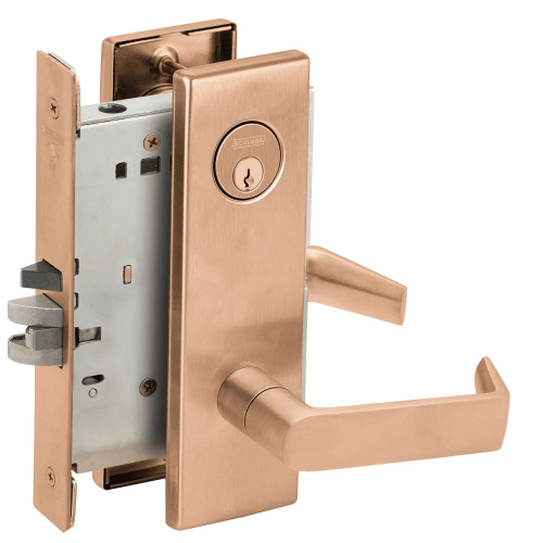 L9080P-06N-612-RX Schlage L Series Storeroom Commercial - Request to Exit Mortise Lock with 06 Cast Lever Design in Satin Bronze L9080P-06N-612-RX Schlage L Series Storeroom Commercial - Request to Exit Mortise Lock with 06 Cast Lever Design in Satin Bronze