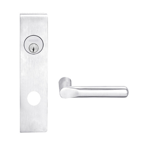 L9070P-18L-625 Schlage L Series Classroom Commercial - Request to Exit Mortise Lock with 18 Cast Lever Design in Bright Chrome