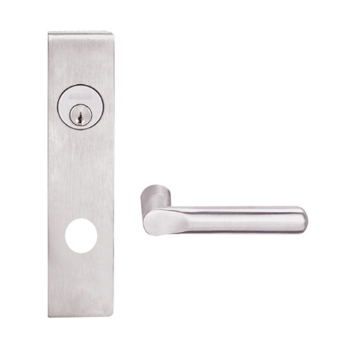 L9070L-18L-629-RX Schlage L Series Less Cylinder Classroom Commercial - Request to Exit Mortise Lock with 18 Cast Lever Design in Bright Stainless Steel