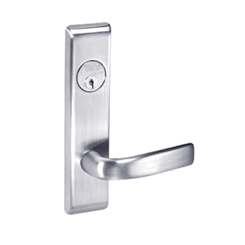 JNCN8860-2FL-625-SFICLC Yale 8800FL Series Double Cylinder with Deadbolt Mortise Entrance or Storeroom Lock with Indicator with Jefferson Lever Lock Prepped SFIC in Bright Chrome