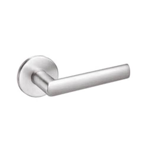 VIR8811-2FL-629-LC Yale 8800FL Series Less Cylinder Mortise Classroom Deadbolt Locks with Virginia Lever in Bright Stainless Steel