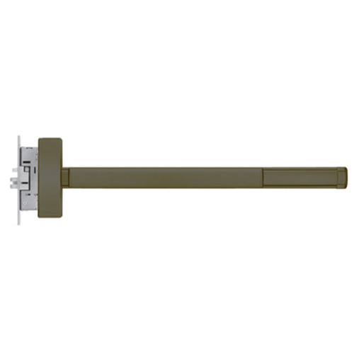 MLRTS2314-LHR-613-36 PHI 2300 Series Apex Mortise Exit Device with Motorized Latch Retraction and Touchbar Monitoring Prepped for Lever-Knob Always Active in Oil Rubbed Bronze Finish