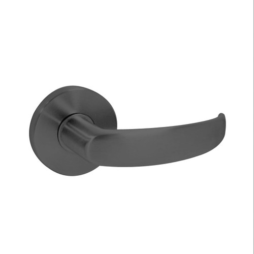 MA561L-QG-622 Falcon Mortise Locks MA Series Classroom with QG Lever Less Conventional Cylinder in Matte Black Finish