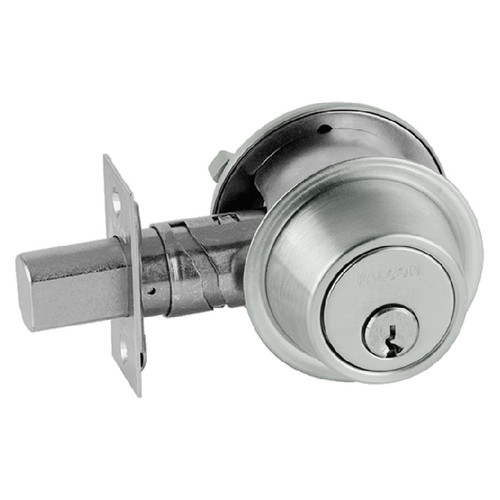 D241P-619 Falcon Single Cylinder with Turn Deadbolt Lock in Satin Nickel D241P-619 Falcon Single Cylinder with Turn Deadbolt Lock in Satin Nickel