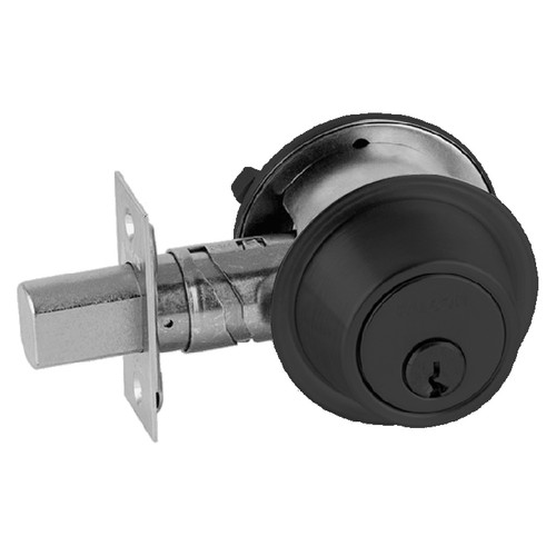 D241P-622 Falcon Single Cylinder with Turn Deadbolt Lock in Matte Black D241P-622 Falcon Single Cylinder with Turn Deadbolt Lock in Matte Black