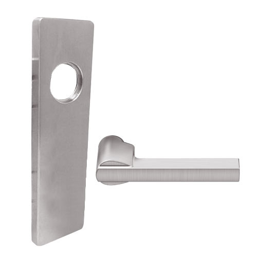 MA101-LTN-626 Falcon Mortise Locks MA Series Passage Latitude Lever with Escutcheon Style in Satin Chrome Finish
