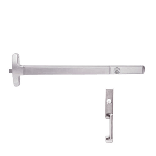 LD24-R-NL-US32-3-LHR Falcon Exit Device in Polished Stainless Steel