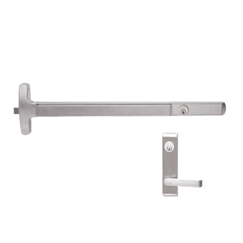 LD24-R-L-DANE-US28-4-LHR Falcon Exit Device in Anodized Aluminum