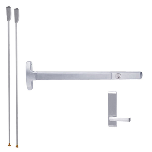 LD24-V-L-BE-Dane-US26-3-LHR Falcon Exit Device in Polished Chrome LD24-V-L-BE-Dane-US26-3-LHR Falcon Exit Device in Polished Chrome