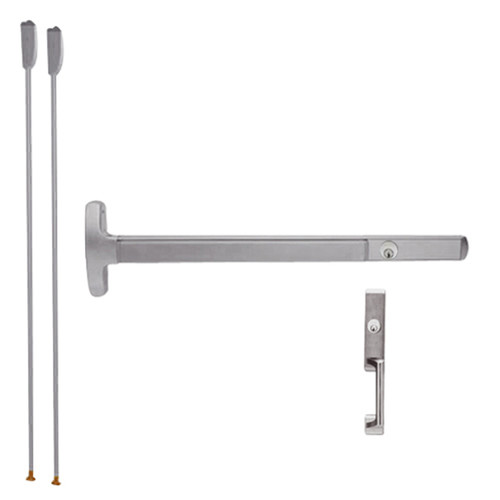 LD24-V-NL-US32D-2-LHR Falcon Exit Device in Satin Stainless Steel