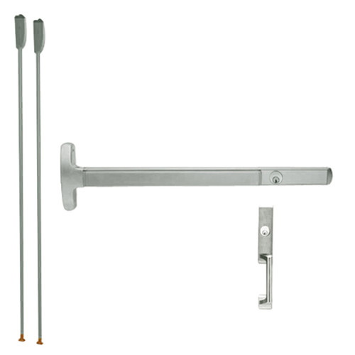 LD24-V-NL-US15-2-LHR Falcon Exit Device in Satin Nickel