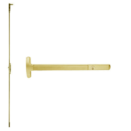 LD24-C-EO-US3-4 Falcon Exit Device in Polished Brass