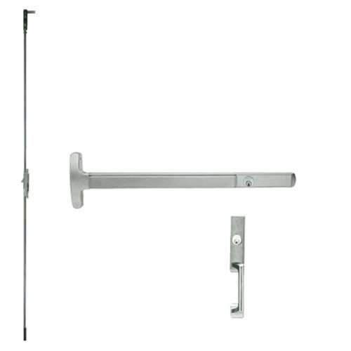 LD24-C-NL-US15-4-LHR Falcon Exit Device in Satin Nickel