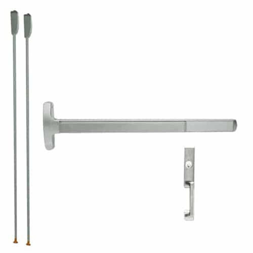 MELF-24-V-NL-US15-4-LHR Falcon Exit Device in Satin Nickel