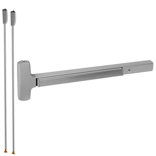 RXMEL25-V-EO-US15-3 Falcon 25 Series Request to Exit Exit Only Surface Vertical Rod Devices in Satin Nickel