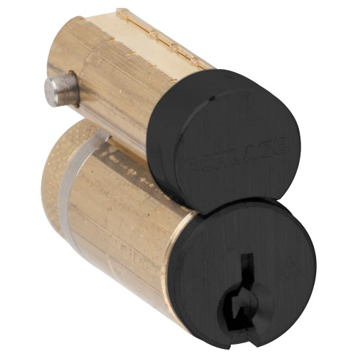 23-031-S124-622 Schlage Lock Conventional Full Size Interchangeable Core without Logo, S124 Keyway in Black Coated