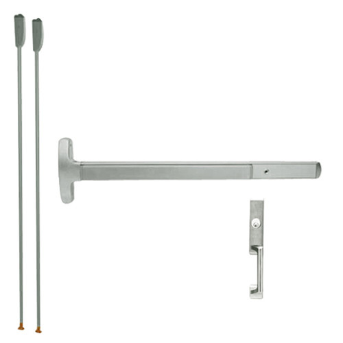 RXMEL24-V-NL-US15-4-LHR Falcon Exit Device in Satin Nickel