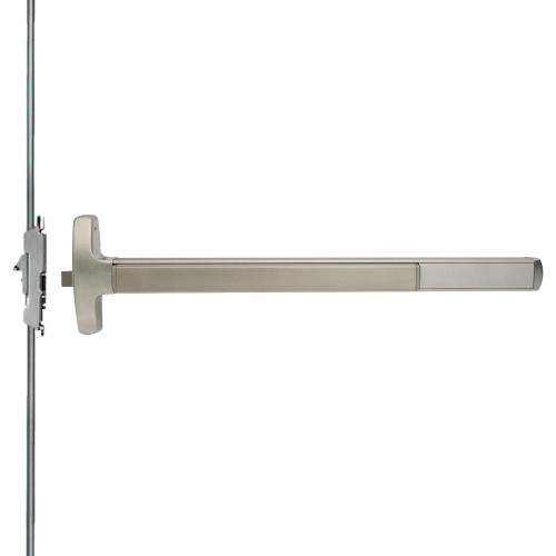 F24CWDC-L-NL-DANE-US32D-4-LHR Falcon Exit Device in Satin Stainless Steel