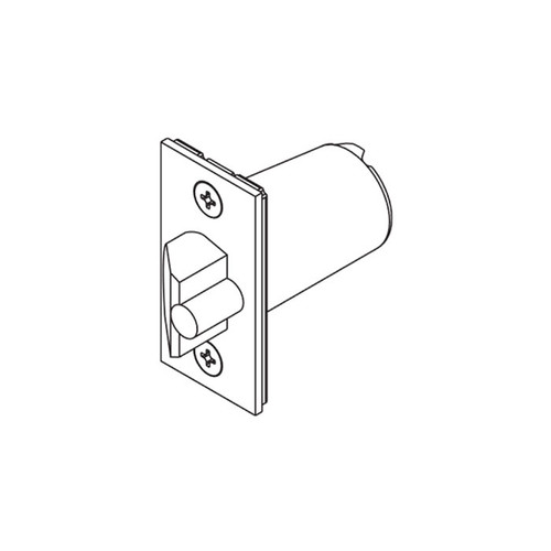 B Series 2-3/4 Deadlatch, 1-1/8 Inch Face, Satin Stainless Steel