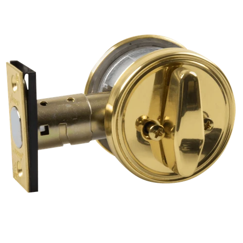Arrow DBX62 Double Cylinder Deadbolt, Bright Brass, AR Keyway