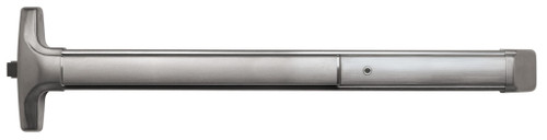 Detex V40 with 03A Trim Economy Rim Cylinder Dogging 48" Satin Aluminum