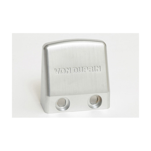050014 US28 - Von Duprin 33A/35A/330/350/98/99 Impact Resistant End Cap Kit, Satin Aluminum Clear Anodized Finish