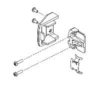 050014 US3 - Von Duprin 33A/35A/330/350/98/99 Impact Resistant End Cap Kit