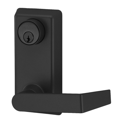 230L-06 622 LHR - Von Duprin Grade 1 Lever Trim, Classroom Function, 03 Lever with Escutcheon, Flat Black Coated Finish, Left Hand Reverse