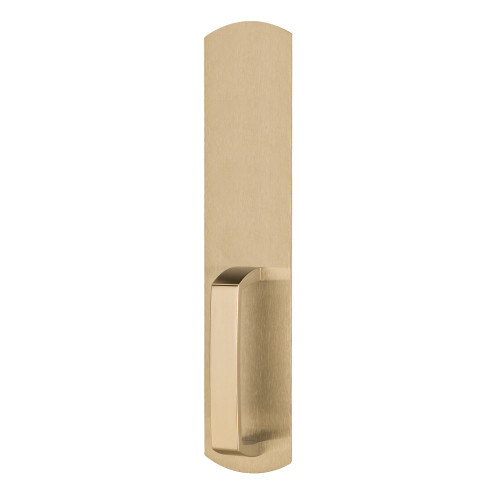 990DT US4 - Von Duprin Grade 1 Escutcheon Pull Trim, Dummy Function, Satin Brass Finish, Non-Handed