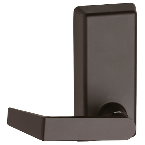 230L-BE-06 695 LHR - Von Duprin Grade 1 Passage 06 Lever Trim, 1-3/4" to 2-1/4" Door Thickness, For Use With 22 Series Exit Devices, Dark Bronze Painted Finish, Left-Hand Reverse