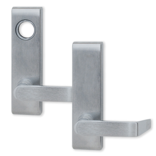 940L-DT-06 26D LHR - Von Duprin Grade 1 Lever Trim, Dummy Function, 06 Lever with Escutcheon, Satin Chrome Finish, Left Hand Reverse